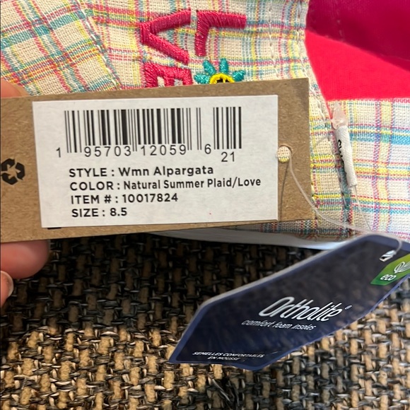 Toms Multicolor Plaid Slip-On Shoes - Picture 8 of 8